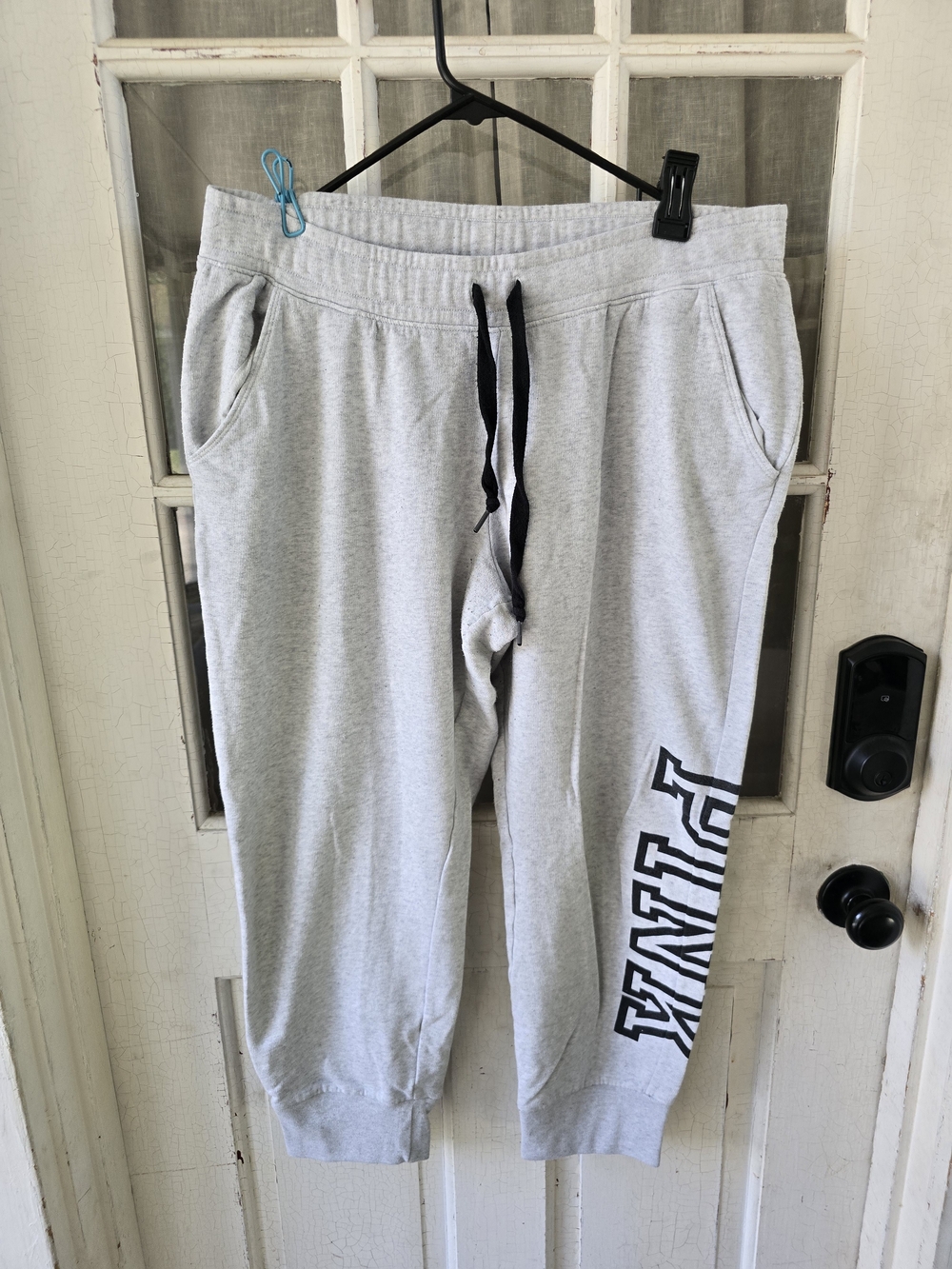 PINK Victoria's Secret Light Gray Plush Robe